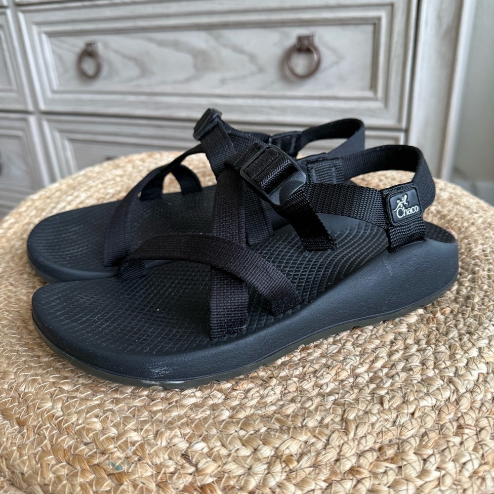 Chaco Women’s Z1 Classic Black Strap Sandals - Picture 3 of 7